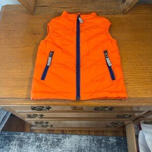 Hanna Andersson Orange Puffer Vest
